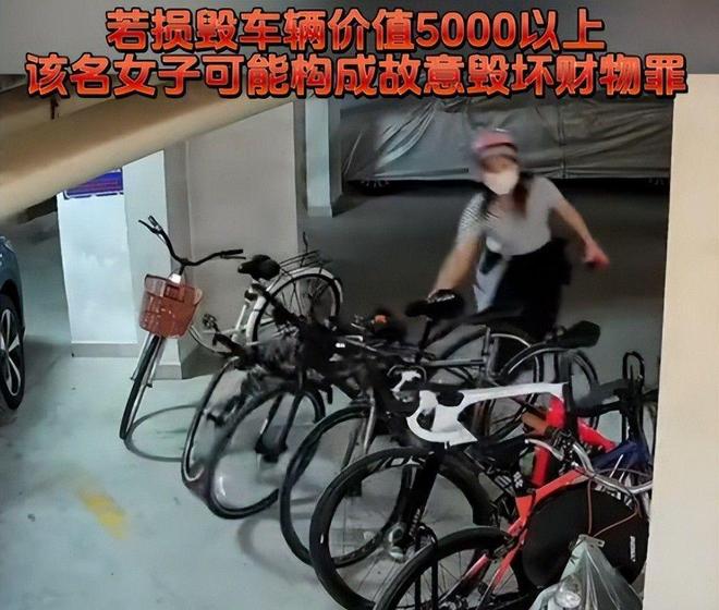 立案车损报价比电车贵女子回应太霸道AG真人国际女子推倒自行车后续：已(图11)